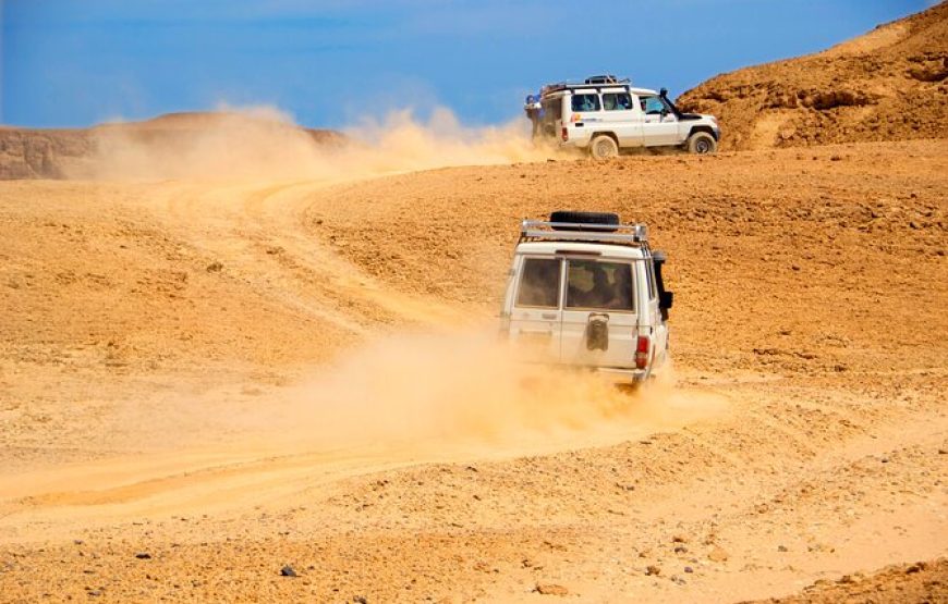 Safari Jeep Full Day, Amazing Sunset, Dinner, Show, and Camel Ride – Marsa Alam
